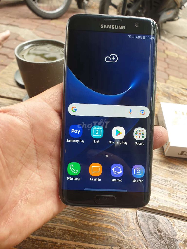 Sam sung S7 Edge 4/32G Zin phun đét 2 sim