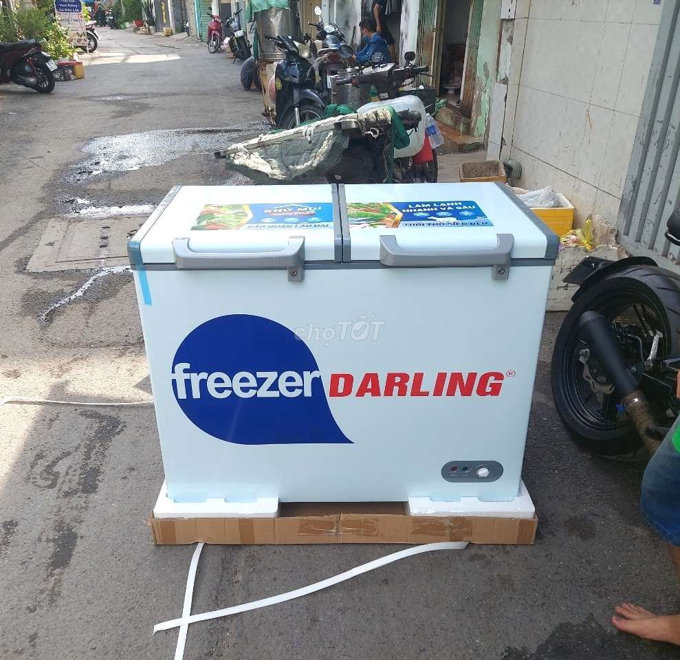 Xã kho tủ đông suốt Darling 230 lít hàng mới 100%