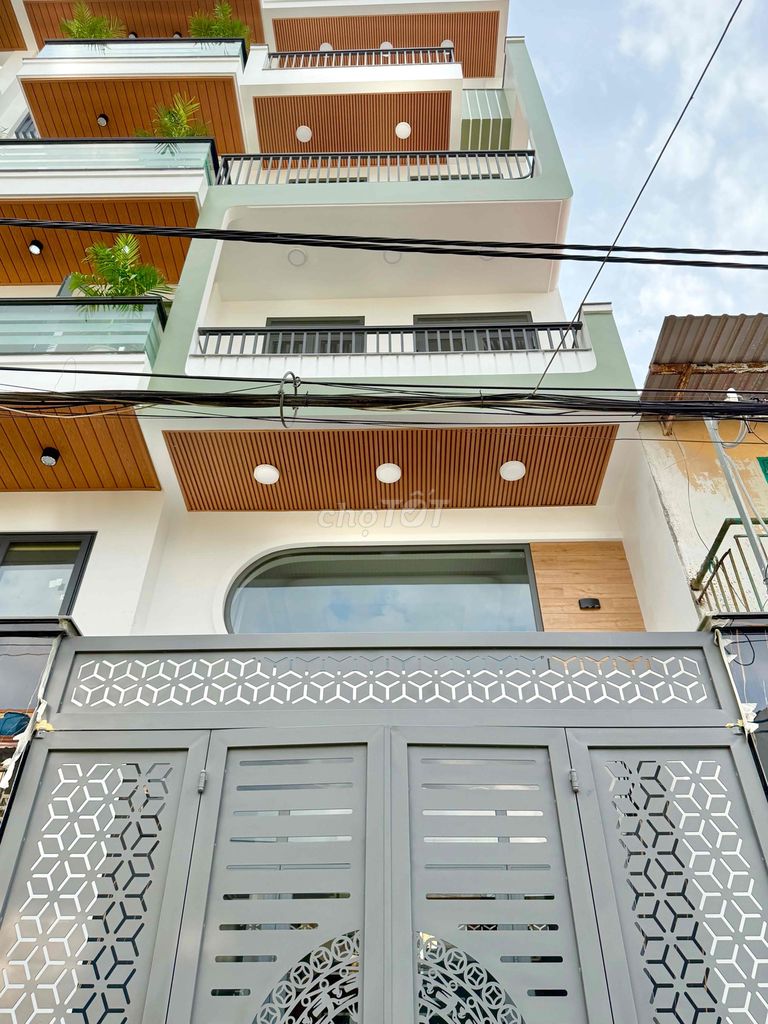 🏡🏡🏡 Nhà siêu đẹp HXT đường TÂN HOÀ ĐÔNG , 4 x 17m