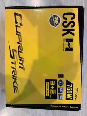 Nguồn Antec 750W 80 Plus Bronze likenew fullbox. Mua bán Linh kiện (RAM, Card...) tại Quận 12 Tp Hồ Chí Minh được đăng bởi Võ Văn Bình
