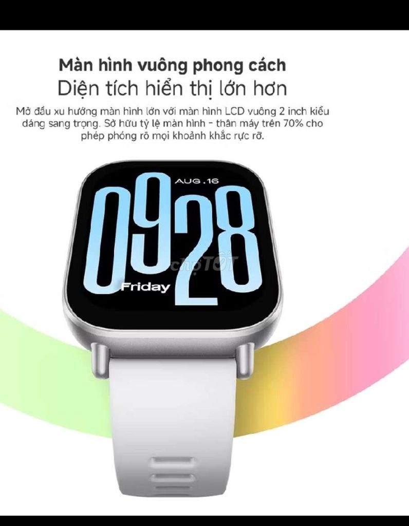 Xiaomi Redmi Watch 5 Active Trắng. Mua bán Thiết bị đeo thông minh tại Quận 8 Tp Hồ Chí Minh được đăng bởi Hai Nguyen hình 1