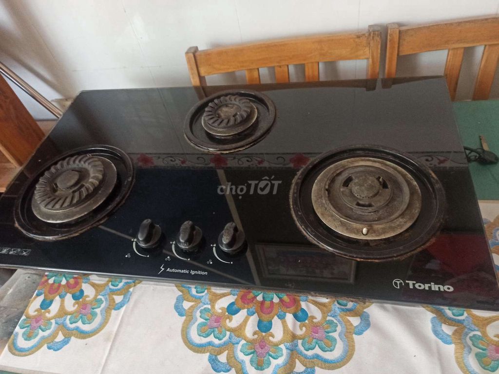Bếp ga Torino kính cường lực Đen. Mua bán Bếp, lò, đồ điện nhà bếp tại Quận Cái Răng Cần Thơ được đăng bởi Mr.khanh hình 1