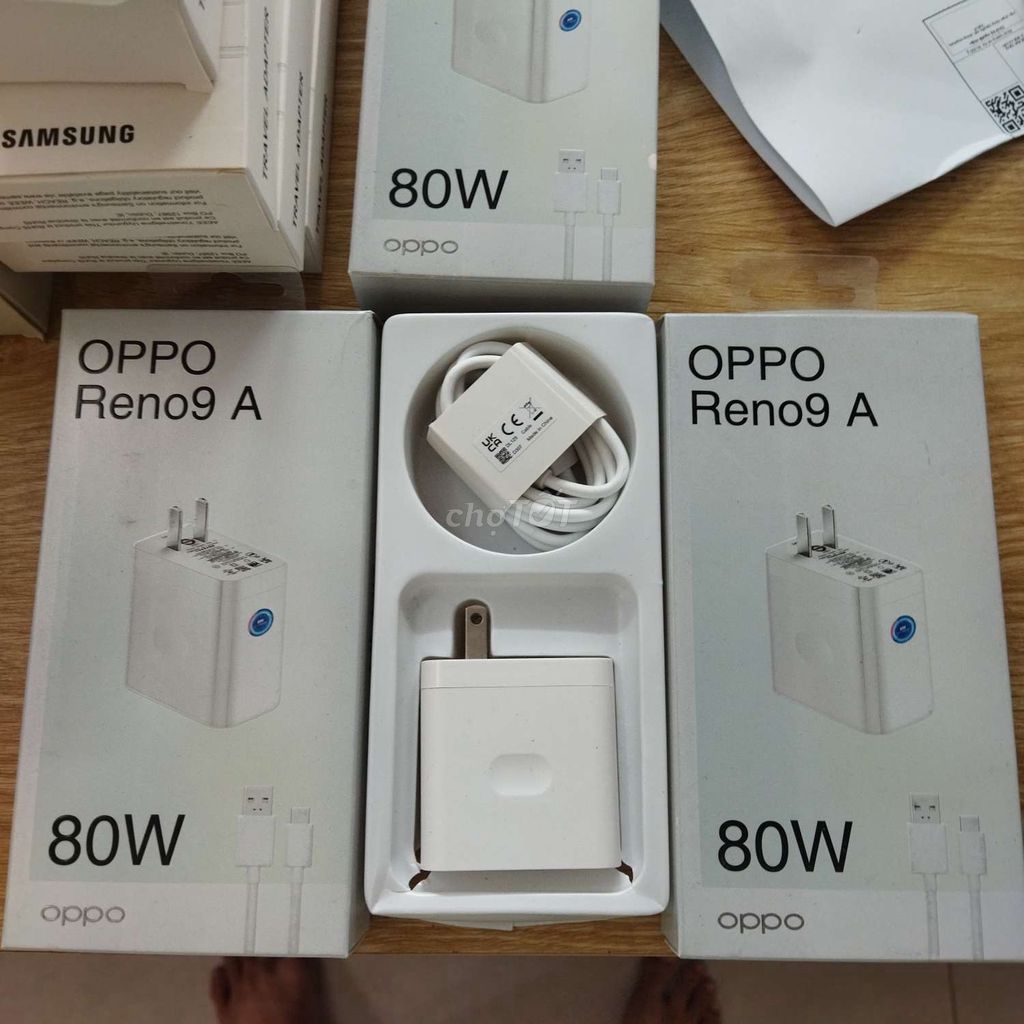 Bộ sạc Oppo SuperVooc 80w hàng linh kiện fullbox.