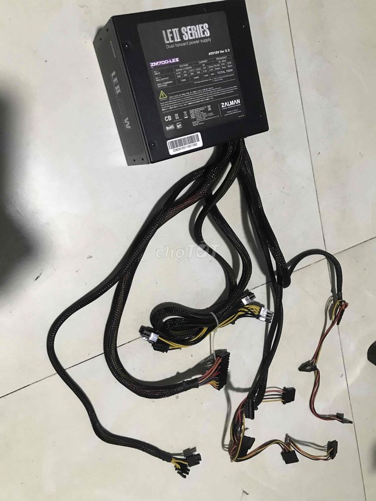 Nguồn máy tính Zalman ZM700-LEX Đen Zin. Mua bán Linh kiện (RAM, Card...) tại Quận 7 Tp Hồ Chí Minh được đăng bởi Son hình 1