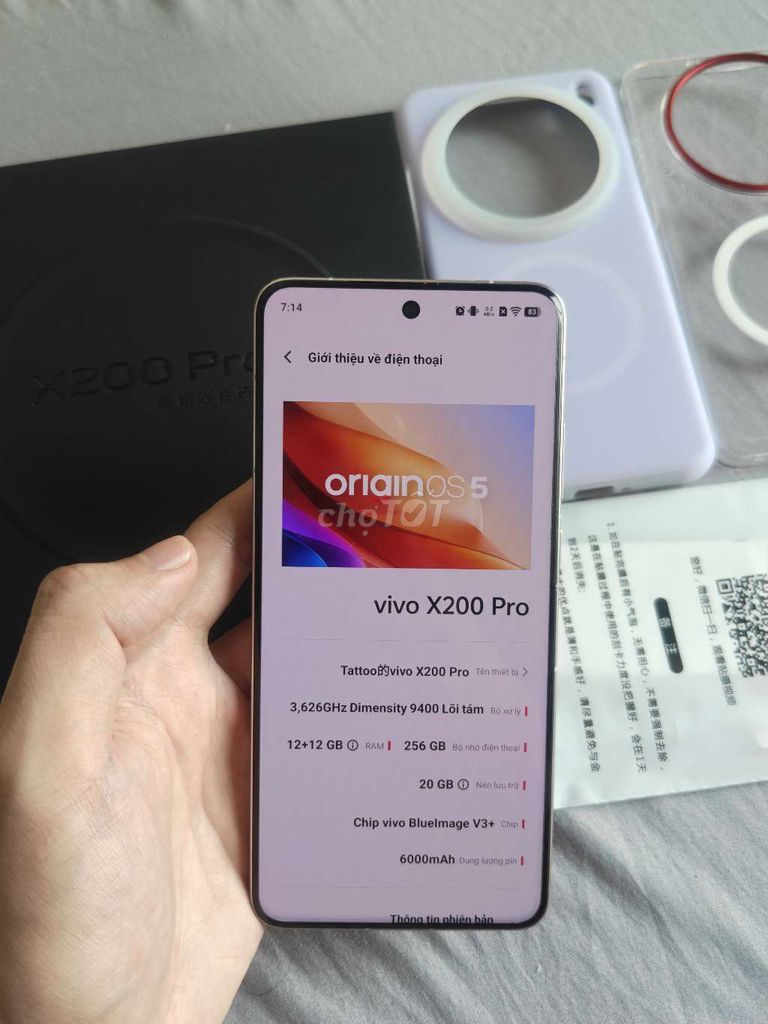 Vivo X200 Pro 12GB/256GB. Mua bán Điện thoại tại Quận Thanh Xuân Hà Nội được đăng bởi Tiến hình 1