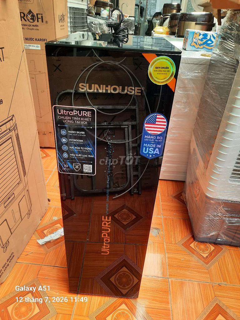 Máy lọc nước RO SUNHOUSE SHA8891KL 10 lõi. Mua bán Bếp, lò, đồ điện nhà bếp tại Quận Gò Vấp Tp Hồ Chí Minh được đăng bởi ĐIỆN MÁY KHO CHÍNH HÃNG hình 1