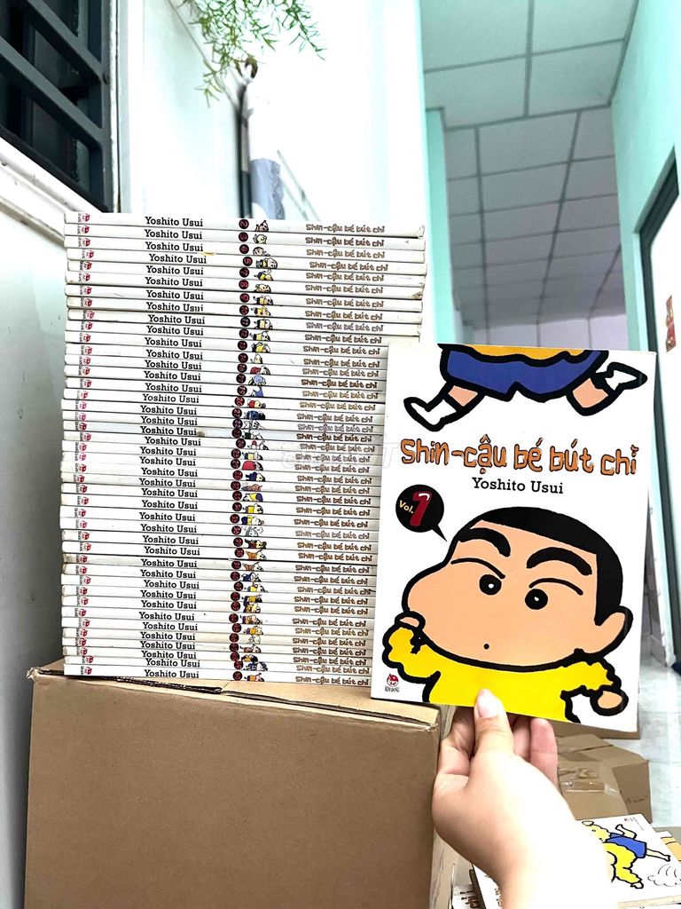 Trọn bộ 50 tập Shin Cậu bé bút chì. Mua bán Sách tại Huyện Bình Chánh Tp Hồ Chí Minh được đăng bởi Sách Truyện HCM hình 1