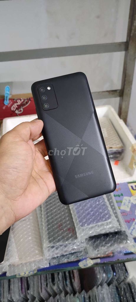 Samsung A02s, ram 4gb, 64gb, pin 5000. Mua bán Điện thoại tại Quận Gò Vấp Tp Hồ Chí Minh được đăng bởi A LONG   nhận thanh toán THẺ TÍN DỤNG hình 1