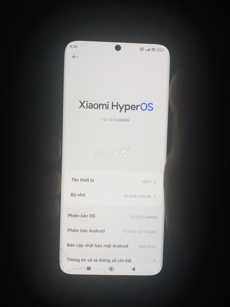 Xiaomi HyperOS 256GB. Mua bán Điện thoại tại Thành phố Đồng Xoài Bình Phước được đăng bởi Đạt nguyễn hình 1