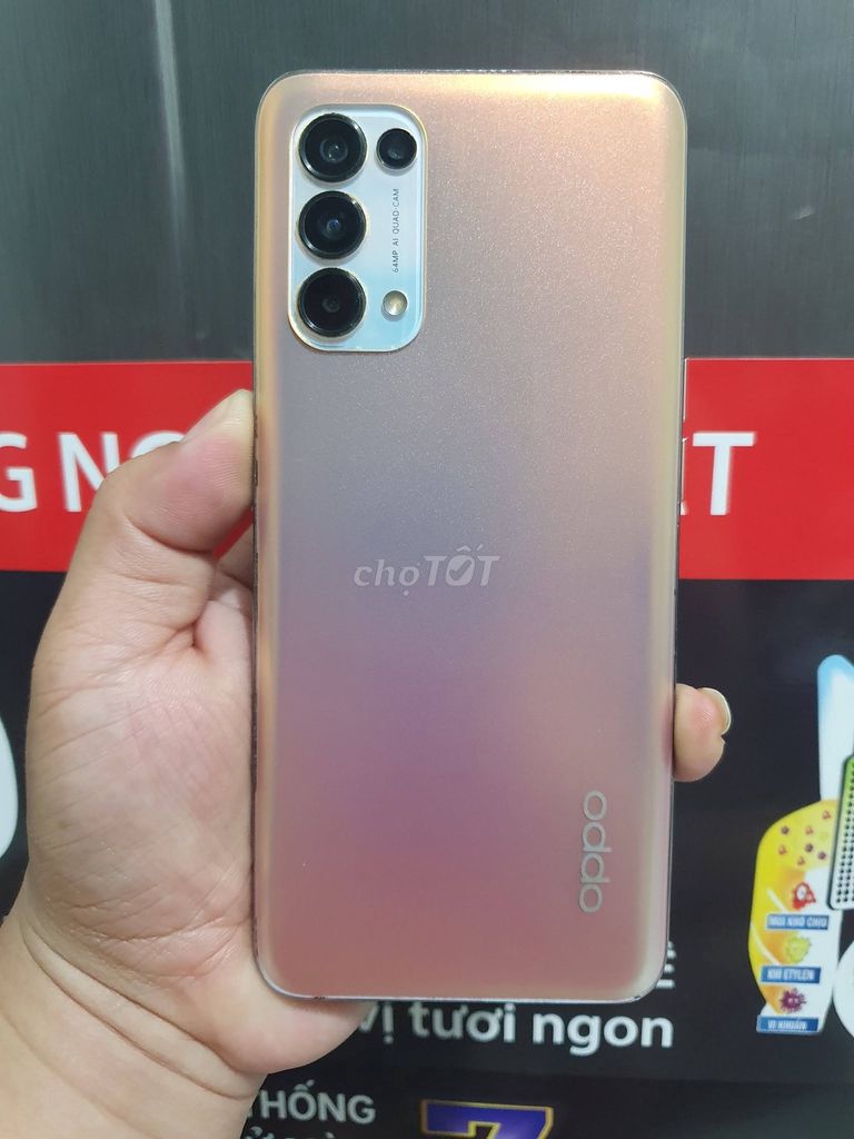 Oppo Reno5 128GB Vàng hồng Like New. Mua bán Điện thoại tại Quận Bình Thạnh Tp Hồ Chí Minh được đăng bởi Hội Đồ Điện Tử hình 1