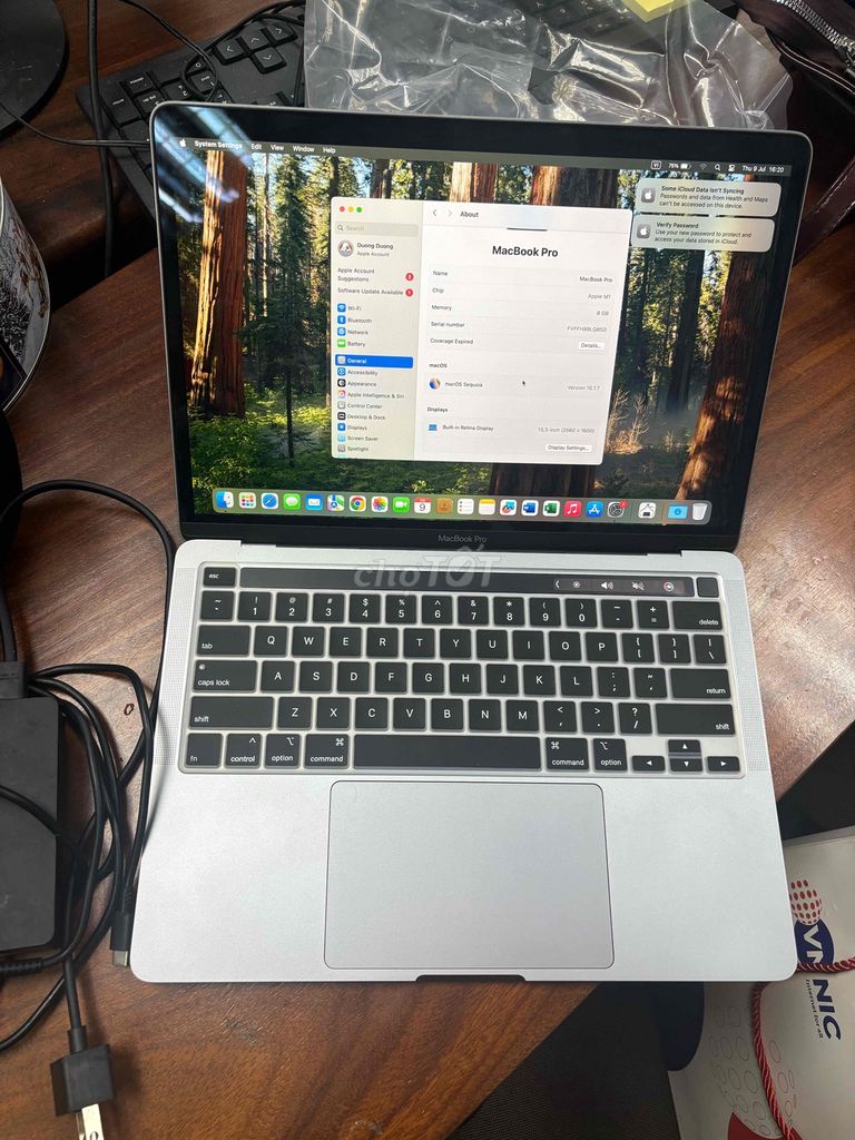 MacBook Pro M1 8GB/256GB máy ngon. Mua bán Laptop tại Quận Ba Đình Hà Nội được đăng bởi Dương hình 1