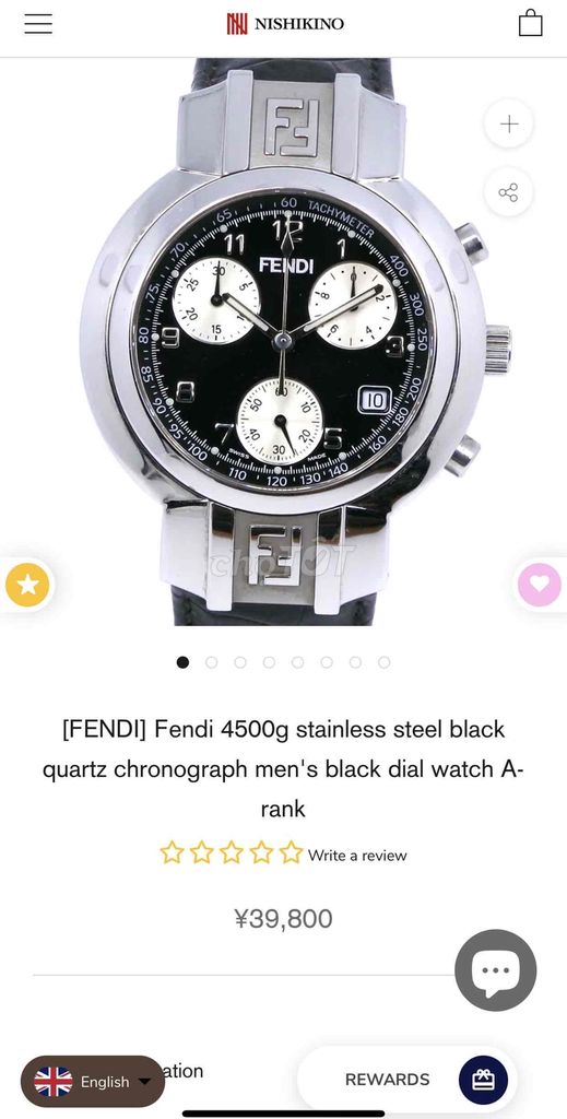 Đồng hồ nam Fendi Thuỵ Sỹ chuẩn auth. Mua bán Đồng hồ tại Quận Tân Phú Tp Hồ Chí Minh được đăng bởi Hồng Kim Hải hình 1