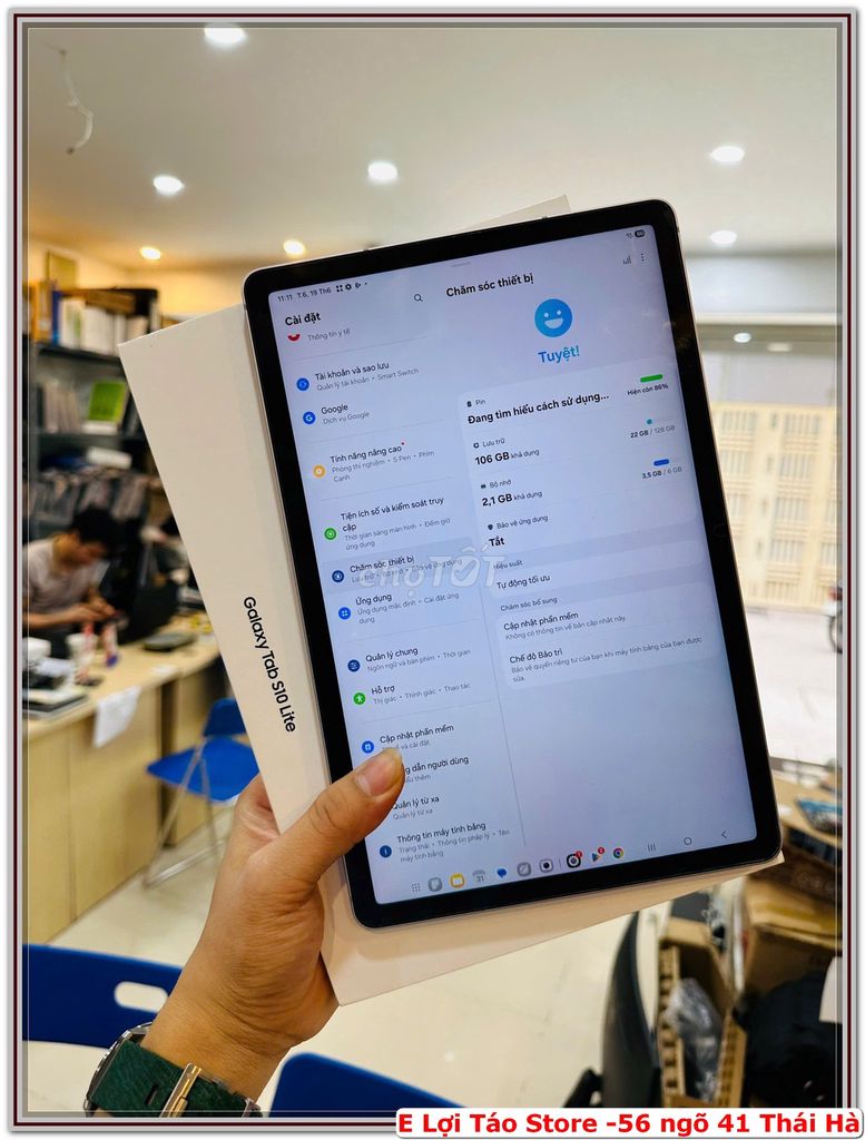 Samsung Tab S10 Lite 6GB/128GB Bạc BH 11/04/2027. Mua bán Máy tính bảng tại Quận Đống Đa Hà Nội được đăng bởi Nguyễn Tiến Lợi hình 1