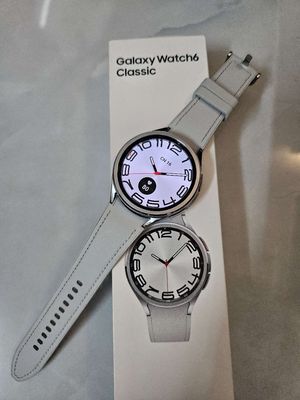 Samsung watch 6 Classic 47mm Bạc ,bảo hành 02/2025