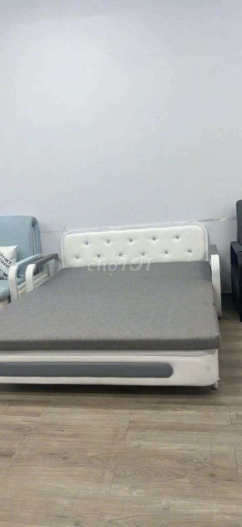 Giường gấp TOPSKY Sắt Trắng, Xám Đã sử dụng. Mua bán Giường, chăn ga gối nệm tại Quận Gò Vấp Tp Hồ Chí Minh được đăng bởi Yenyen hình 1