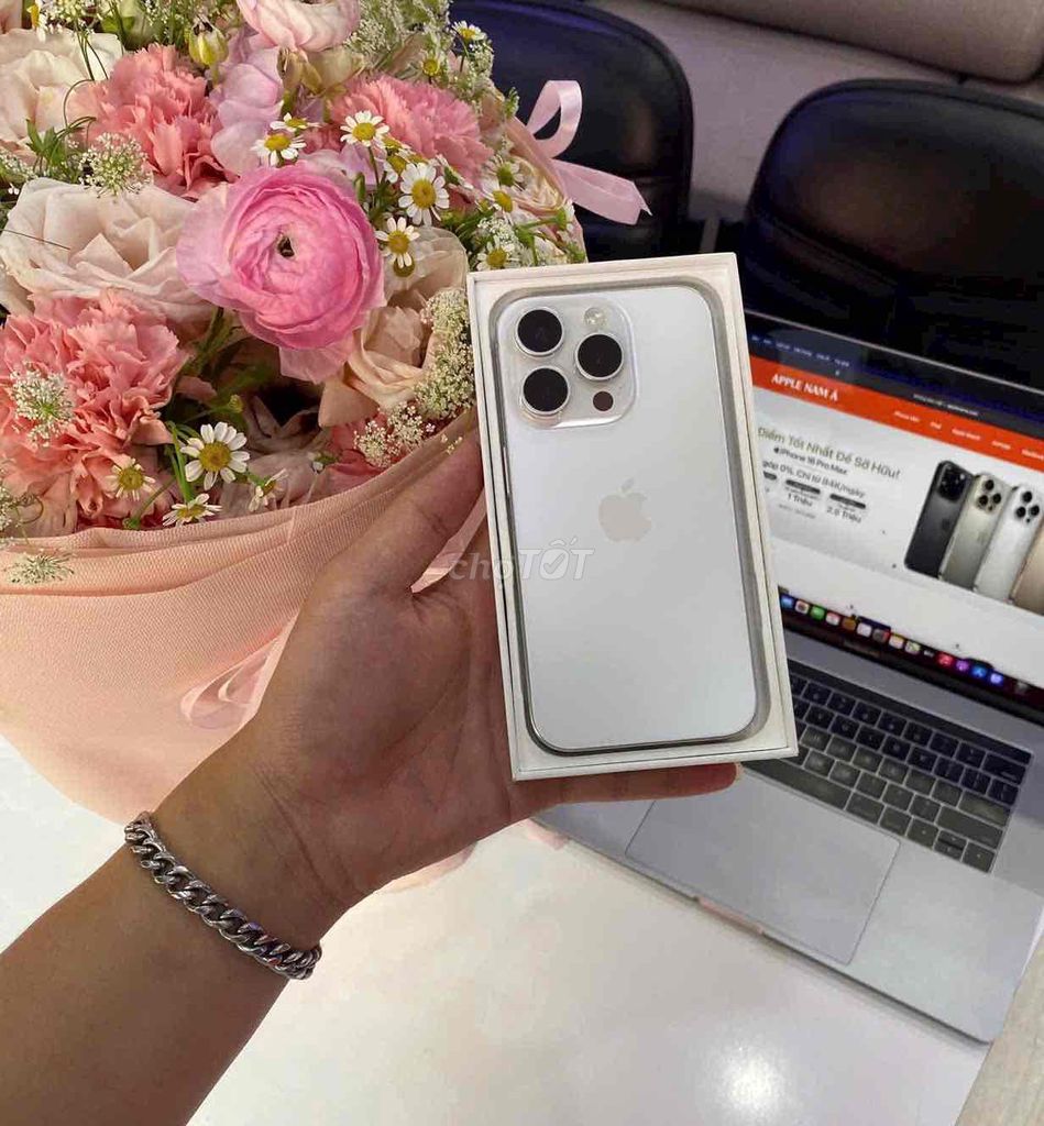 iphone 16pro 1tb trắng qtế mỹ pin91 còn bht12/2026. Mua bán Điện thoại tại Quận 3 Tp Hồ Chí Minh được đăng bởi Nam Á Mobile hình 1