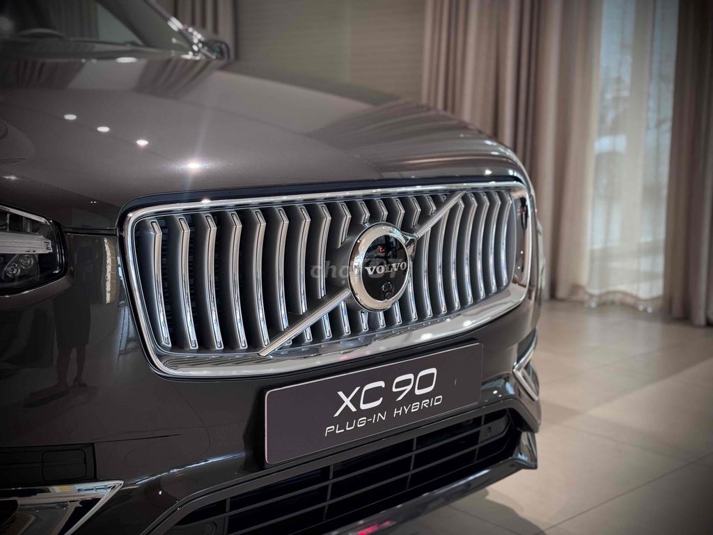 Volvo XC90 Гибридный 7-местный гибрид, серый - пятно