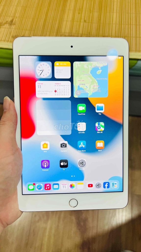 Apple iPad Mini 4 Vàng Gold 4G. Mua bán Máy tính bảng tại Quận Hà Đông Hà Nội được đăng bởi Nguyễn Huy hình 1
