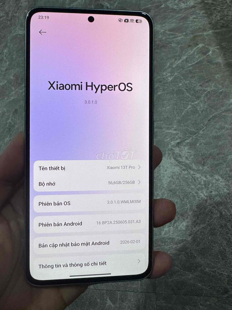 Xiaomi 13T Pro 12GB/256GB. Mua bán Điện thoại tại Quận 7 Tp Hồ Chí Minh được đăng bởi Sơn hình 1