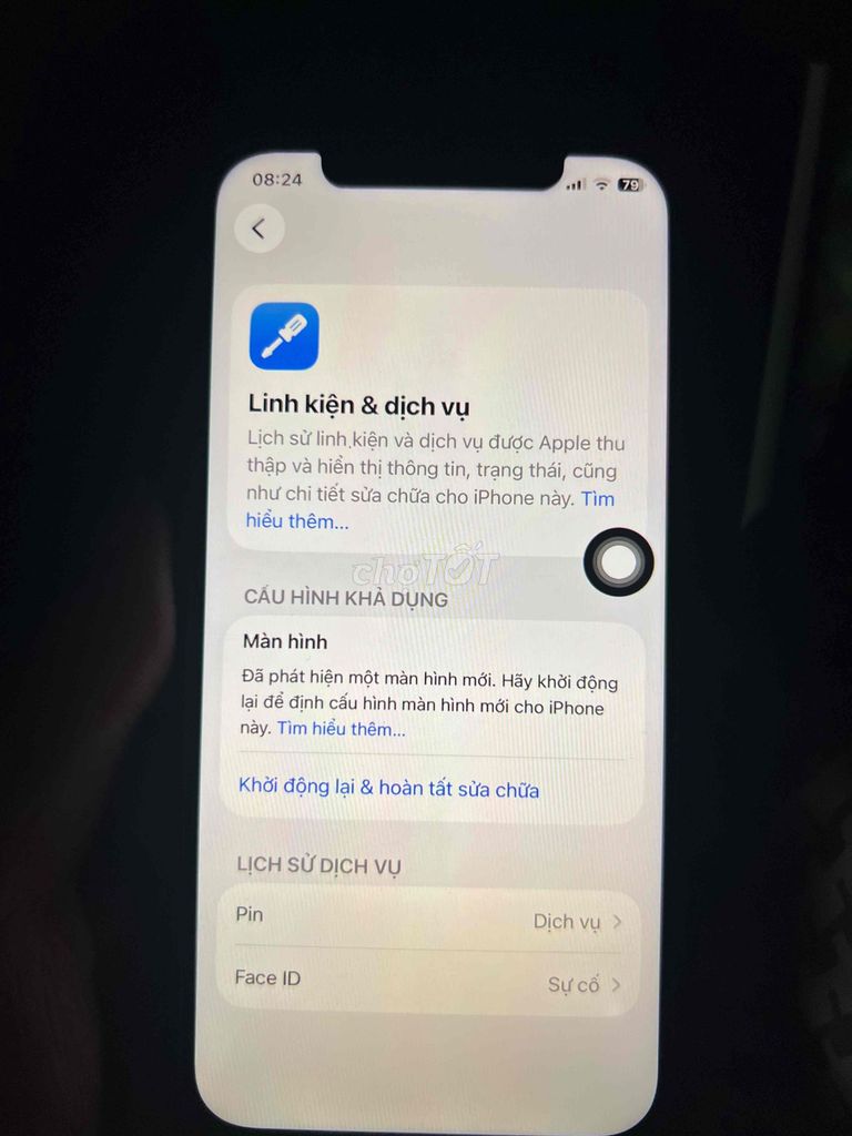 Apple iPhone 12 Pro 128GB Trắng 78%. Mua bán Điện thoại tại Huyện Vĩnh Tường Vĩnh Phúc được đăng bởi Pham Quang hình 1