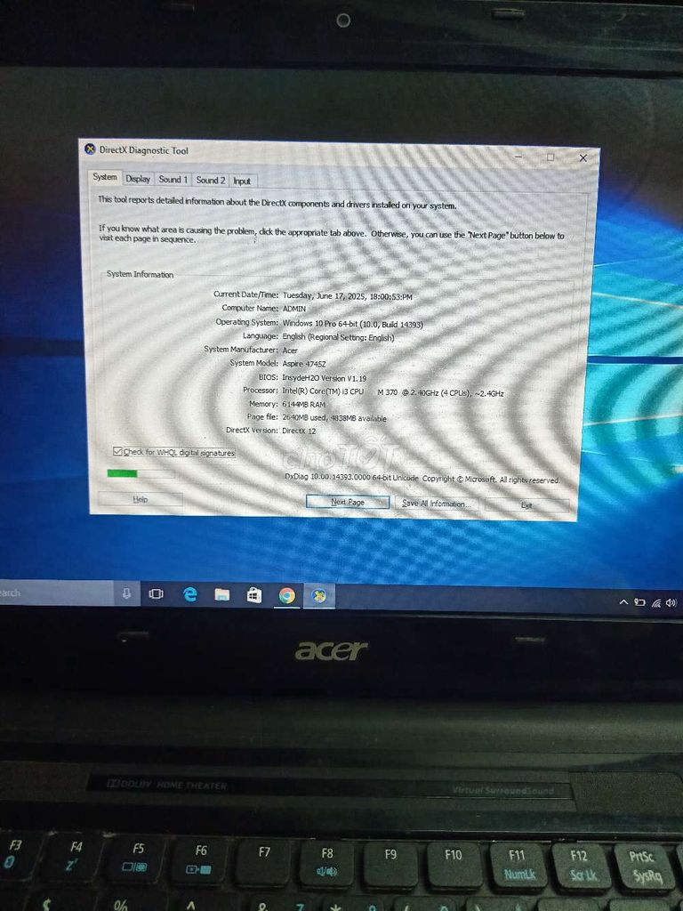 Thanh lý laptop Acer i3 còn ok. Mua bán Laptop tại Thành phố Buôn Ma Thuột Đắk Lắk được đăng bởi Máy tính laptop hình 3