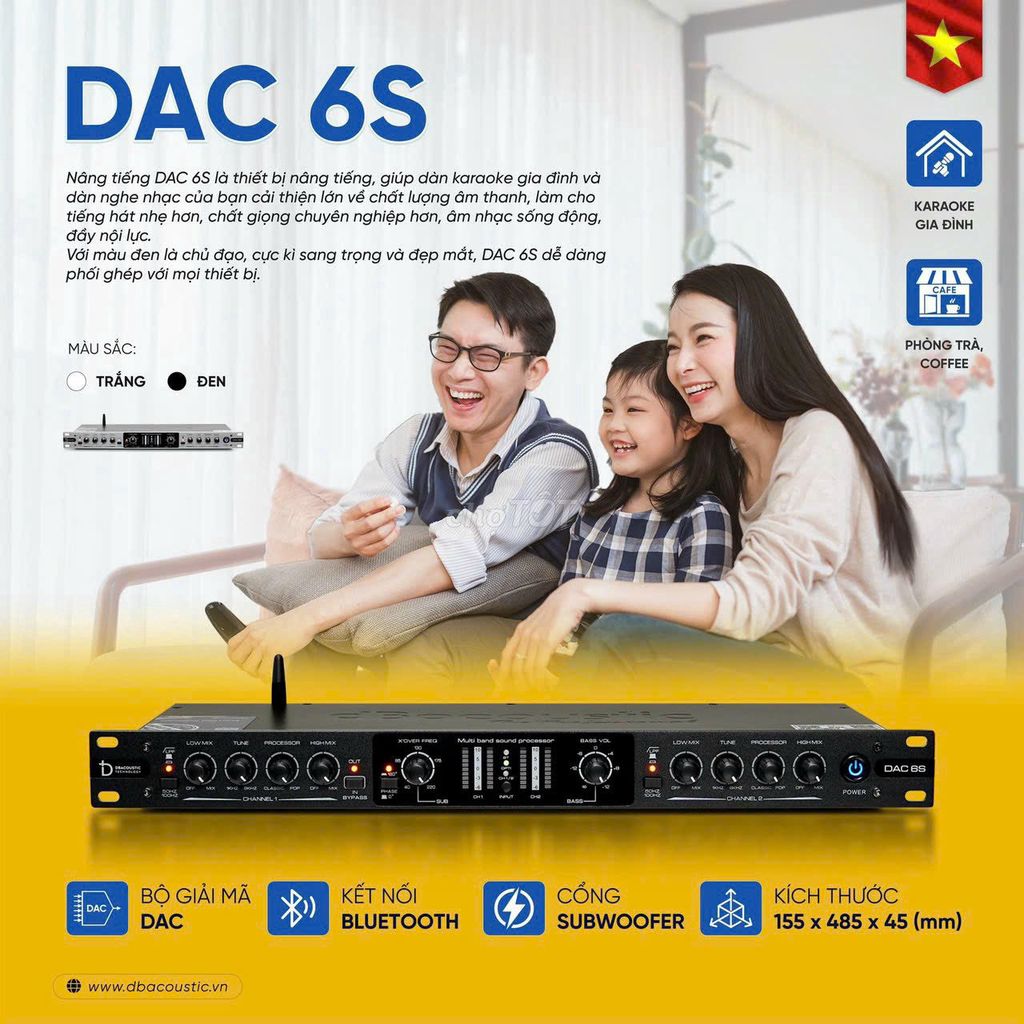 Nâng tiếng dbacoustic DAC 6S xịn chính hãng nhập