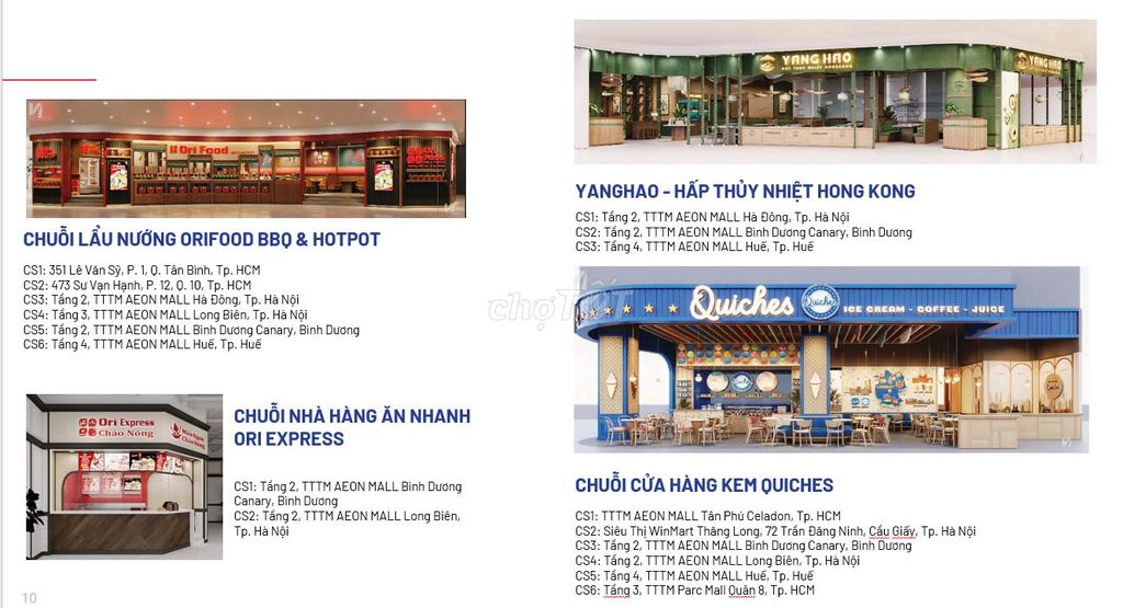 Giám sát nhà hàng (tại Aeon Mall Bình Dương)