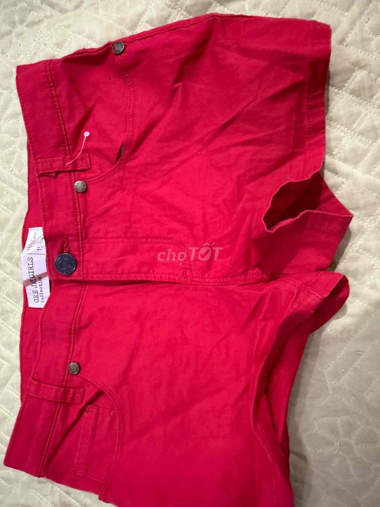 Quần bò nữ GEE JAY GIRLS Cotton Đỏ. Mua bán Quần áo tại Quận Thanh Xuân Hà Nội được đăng bởi Lê Khánh Linh hình 1
