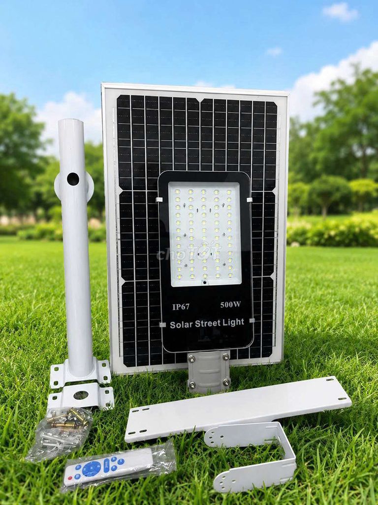 Đèn đường năng lượng mặt trời 500W. Mua bán Đèn tại Thành phố Biên Hòa Đồng Nai được đăng bởi Thanh Solar Lighting hình 1