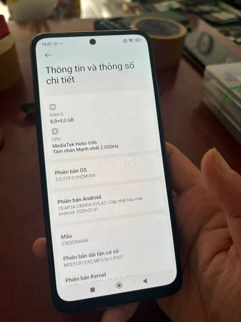 Xiaomi Redmi Note 12S 256GB Đen. Mua bán Điện thoại tại Quận Bình Thạnh Tp Hồ Chí Minh được đăng bởi Hội Đồ Điện Tử hình 1