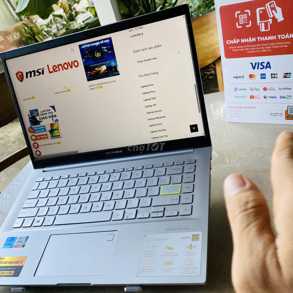 Asus Vivobook 14 A415EA i5-1135G7-8G-512G-Full Box. Mua bán Laptop tại Quận Ninh Kiều Cần Thơ được đăng bởi Võ Diện hình 3