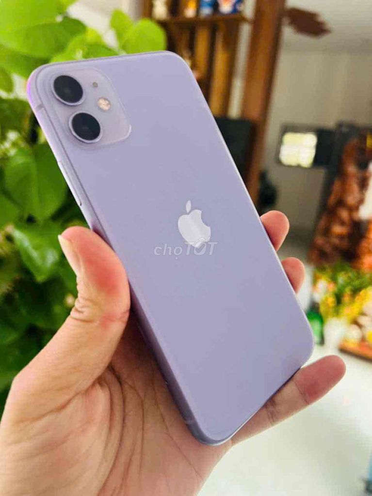 iphone 11 - 128G Tím Quốc tê zin chuẩn đẹp keng .