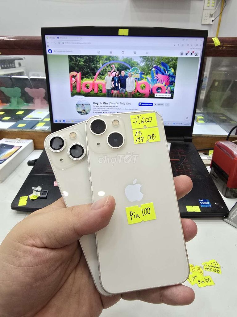 iPhone 13 Mini 128GB Trắng 98-99%. Mua bán Điện thoại tại Thành phố Long Xuyên An Giang được đăng bởi Facebook Cầm Đồ Thúy Vân hình 1