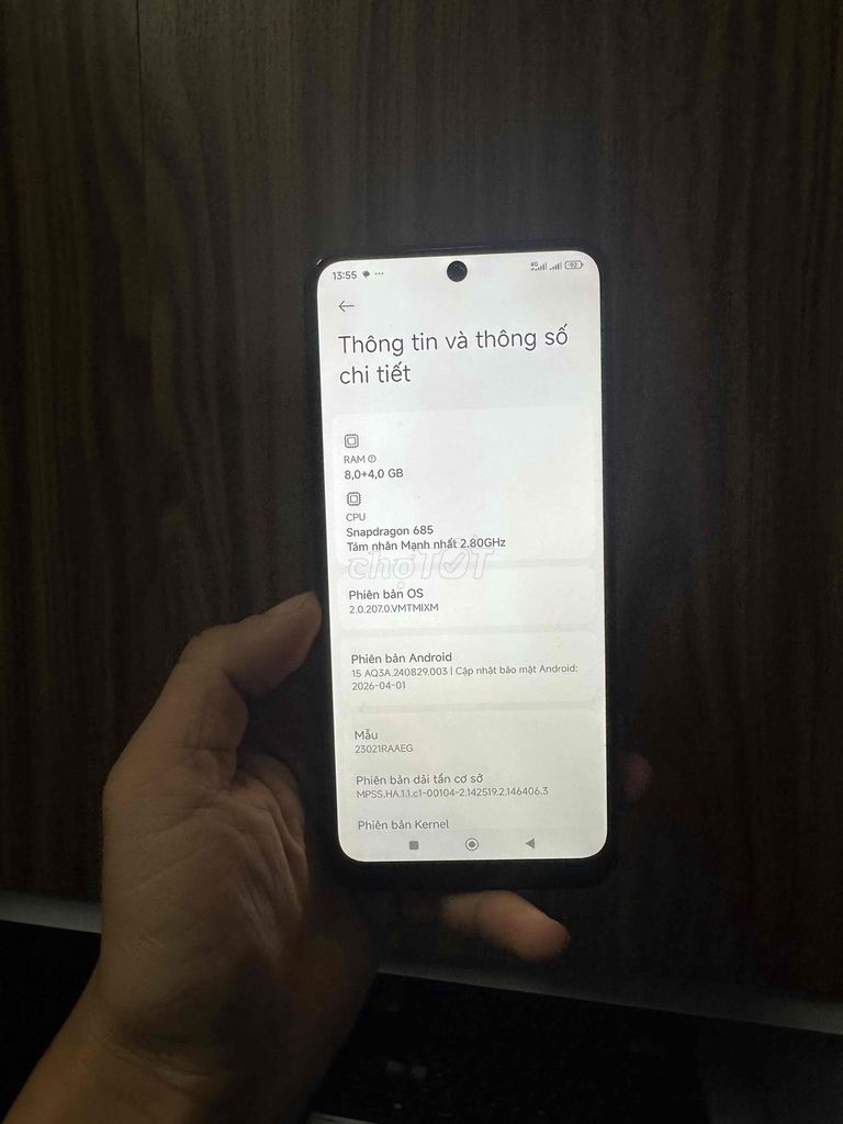 Xiaomi Redmi Note 12 8GB/256GB Đen. Mua bán Điện thoại tại Quận Gò Vấp Tp Hồ Chí Minh được đăng bởi HQ1986 Thanh Lý Cầm Đồ hình 1