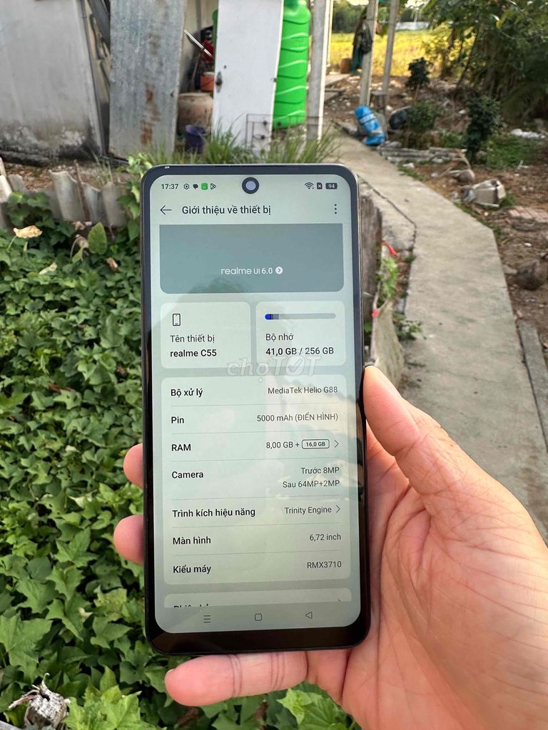 Realme C55 256GB Đen. Mua bán Điện thoại tại Huyện Gò Công Đông Tiền Giang được đăng bởi Phong Vũ hình 1