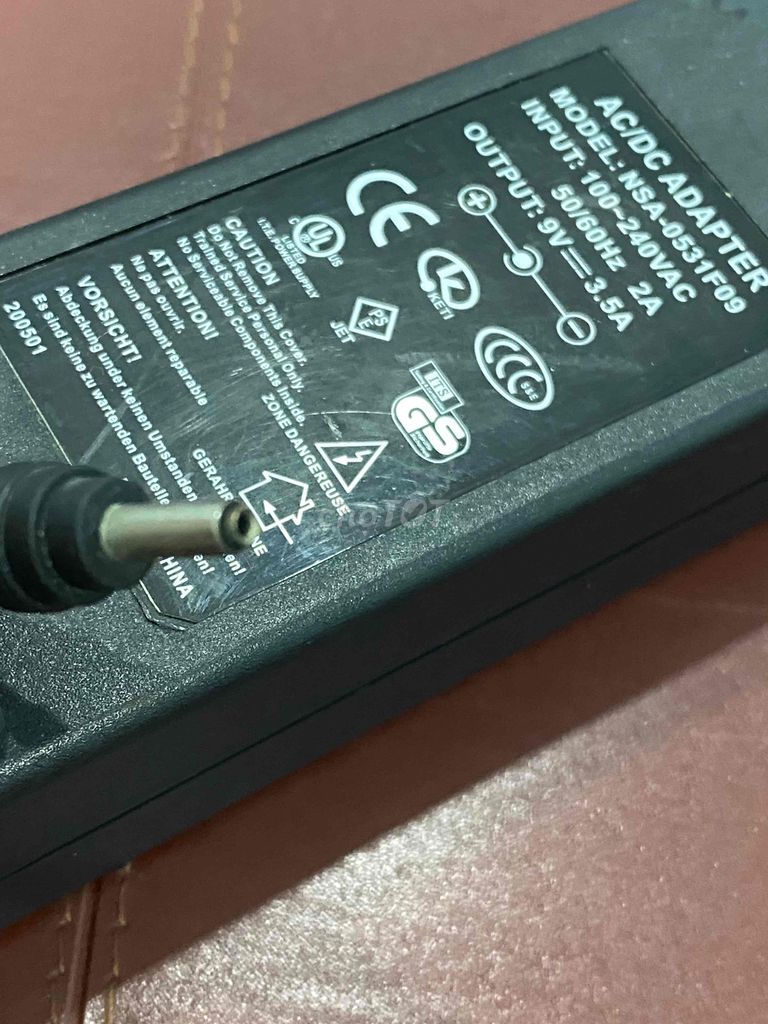 ✅ SẠC AC-DC ADAPTER 9VDC 3.5A NSA-0531F09.