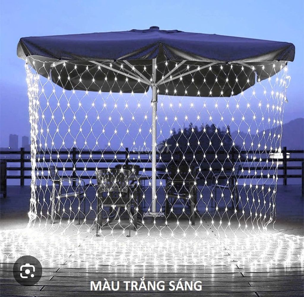 đèn lưới màu Trắng, vàng, đa sắc 4x6m -sỉ 450k