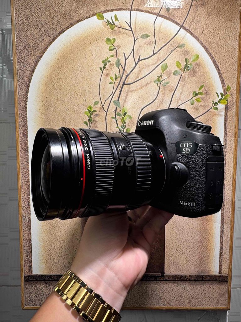 Full Combo  Canon 5D Mark III + lens 28-70 F2,8 L. Mua bán Máy ảnh, Máy quay tại Thành phố Thuận An Bình Dương được đăng bởi Nguyễn Đình Tú hình 1