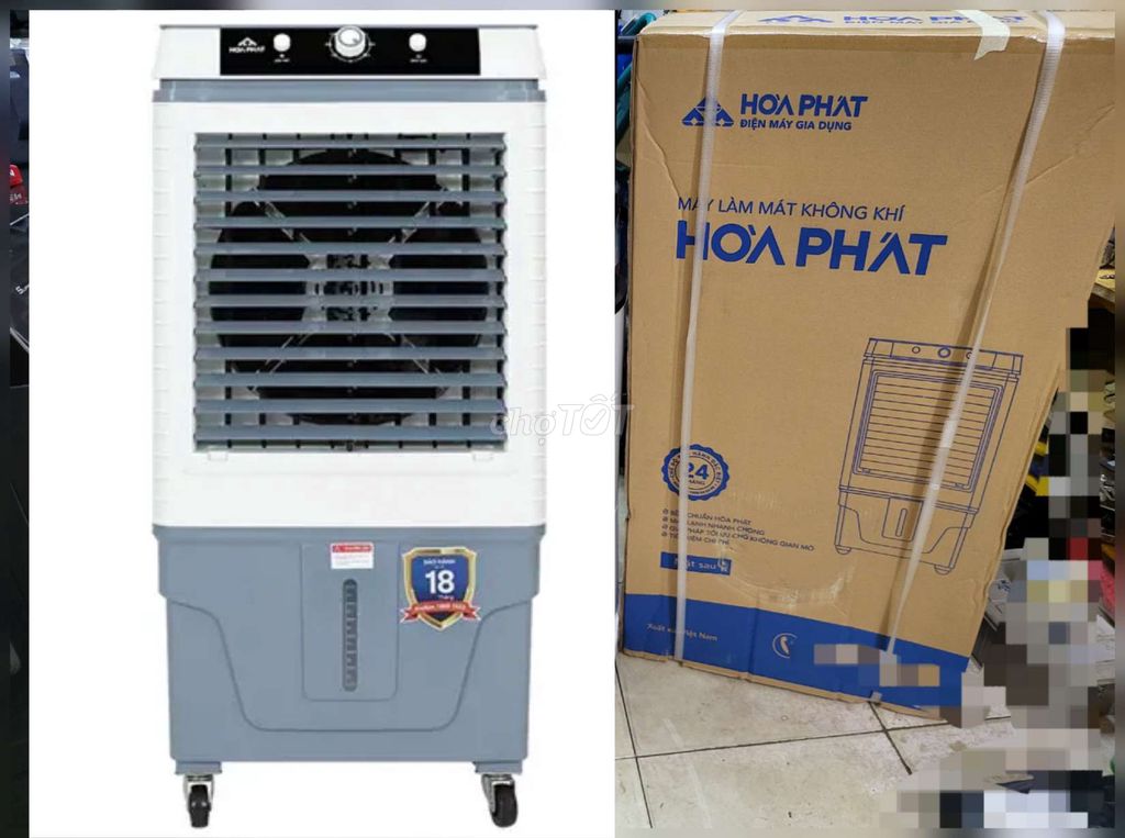 Quạt điều hòa Hòa Phát 35 lít,86W MỚI NGUYÊN THÙNG. Mua bán Quạt tại Quận Bình Thạnh Tp Hồ Chí Minh được đăng bởi Minh hình 1