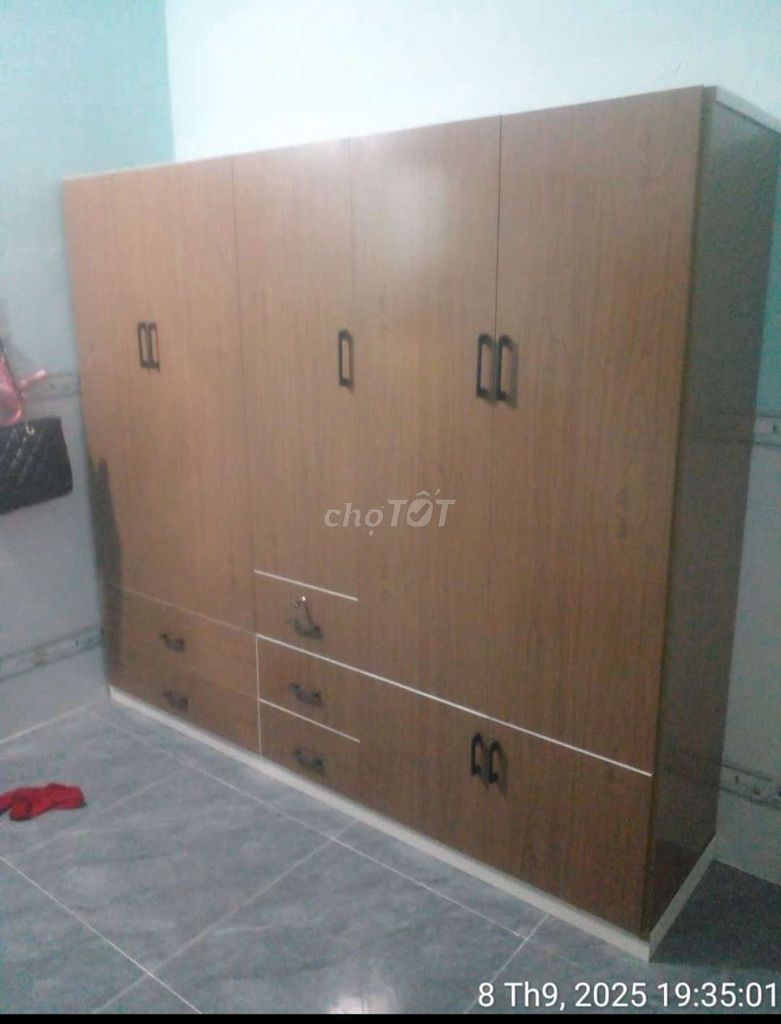 TỦ NHỰA ĐÀI LOAN 5 CÁNH MÀU ÓC CHÓ. Mua bán Tủ, kệ gia đình tại Thành phố Thuận An Bình Dương được đăng bởi Tủ nhựa đài loan hoàng quân hình 1