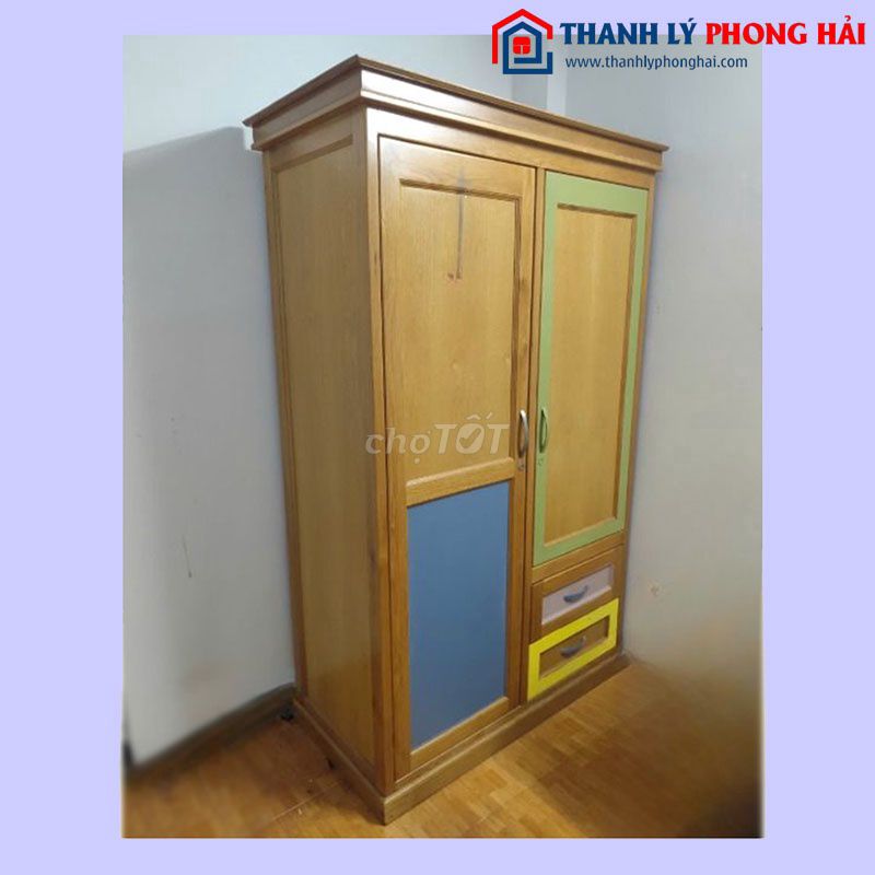 Tủ Quần Áo Gỗ Tự Nhiên Đã Sử Dụng Mới 90%. Mua bán Tủ, kệ gia đình tại Quận 3 Tp Hồ Chí Minh được đăng bởi Thanh lý Phong Hải hình 1