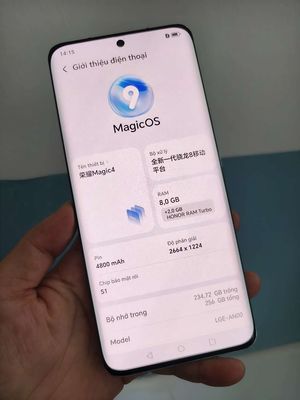Honor Magic 4 256GB Bạc. Mua bán Điện thoại tại Quận Gò Vấp Tp Hồ Chí Minh được đăng bởi hoài