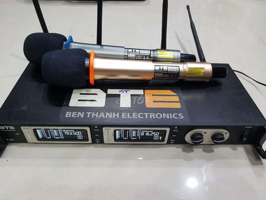 Micro BTE K64 Kim loại Vàng đồng, Xám. Mua bán Tivi, Âm thanh tại Quận Phú Nhuận Tp Hồ Chí Minh được đăng bởi hung le  hình 1