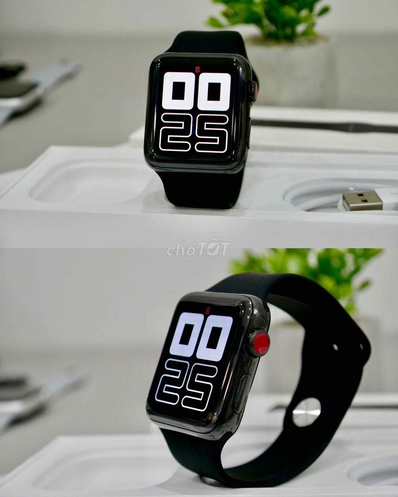 Apple Watch Series 3 42mm Thép Đen 99%. Mua bán Thiết bị đeo thông minh tại Quận 6 Tp Hồ Chí Minh được đăng bởi KHÁNH HUNTER hình 1