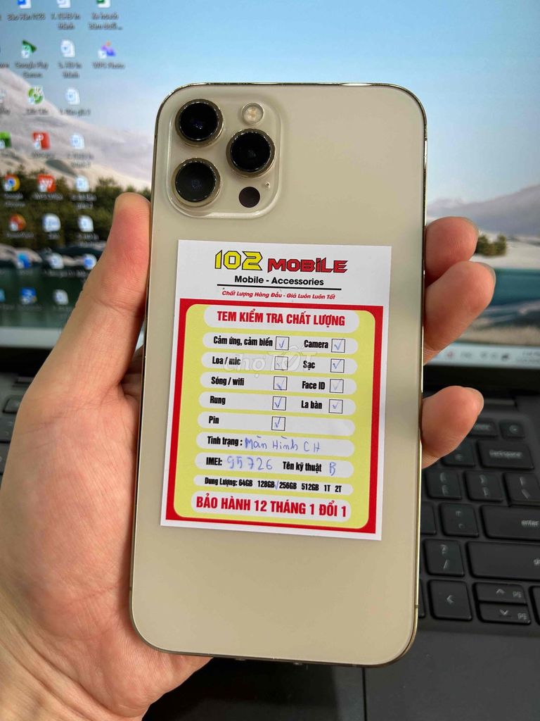 iPhone 12 Pro Max 128GB Vàng gold máy chuẩn zin. Mua bán Điện thoại tại Thành phố Buôn Ma Thuột Đắk Lắk được đăng bởi Nguyễn Hoàng hình 1