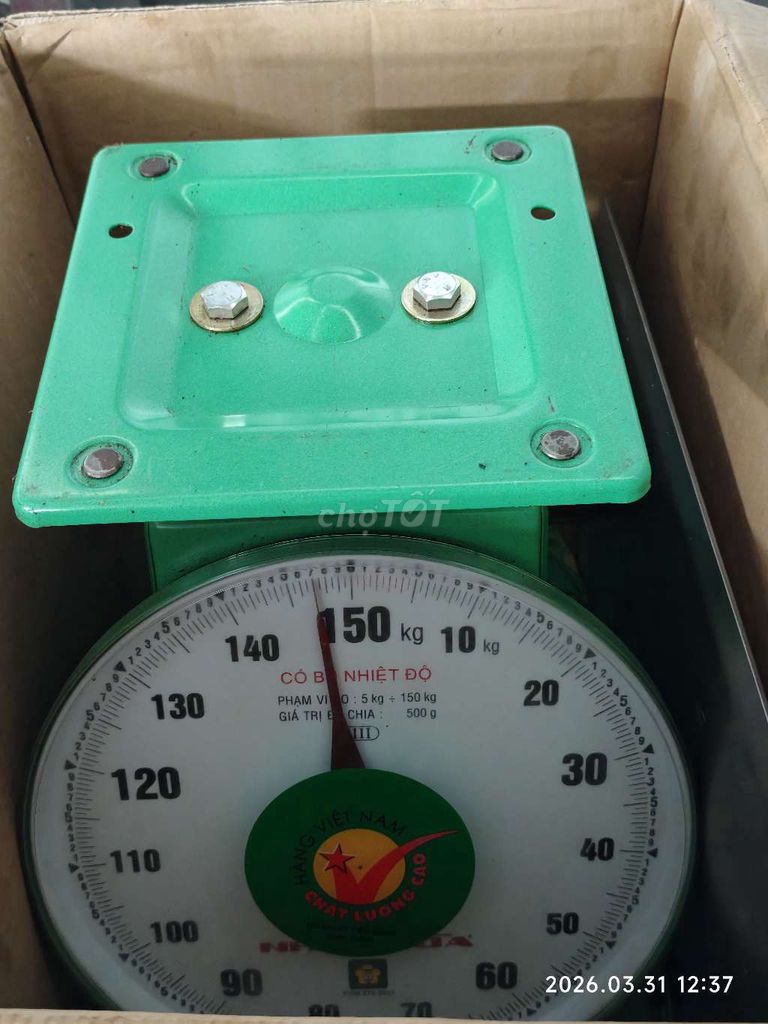Cân Nhơn Hòa 150kg Xanh lá. Mua bán Nội thất, đồ gia dụng khác tại Thành phố Sóc Trăng Sóc Trăng được đăng bởi Xiaomi  hình 1