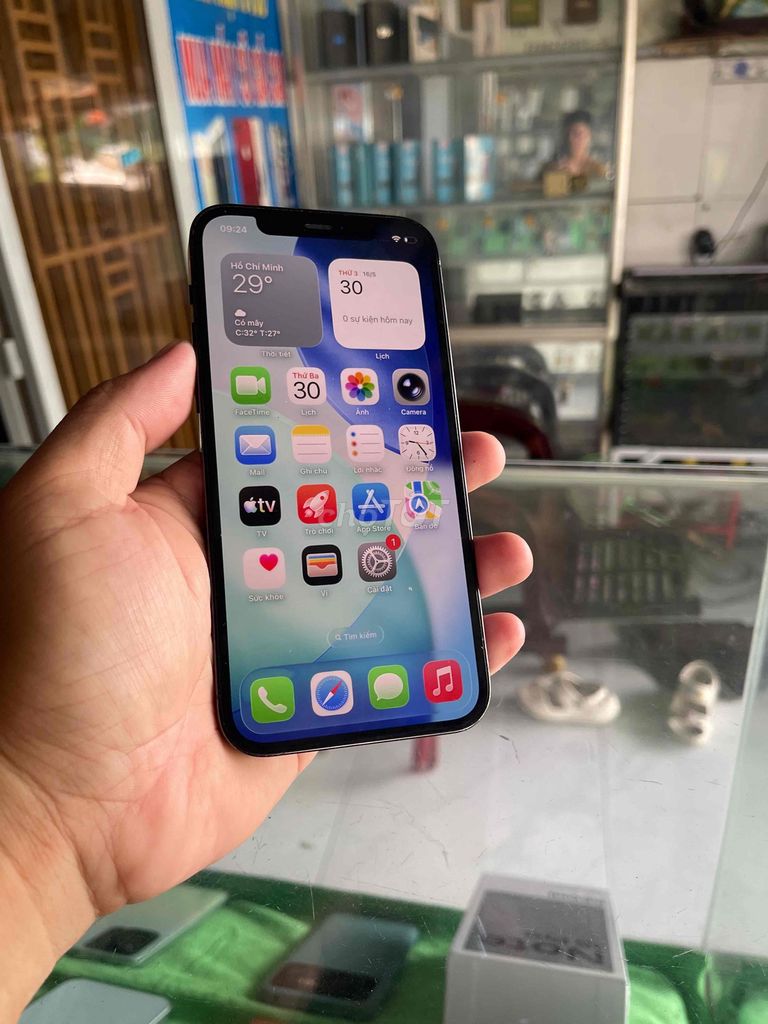 12 Pro 128GB Xanh đậm lock LL/A fun ghép sim. Mua bán Điện thoại tại Huyện Củ Chi Tp Hồ Chí Minh được đăng bởi nguyễn quốc Thắng hình 1