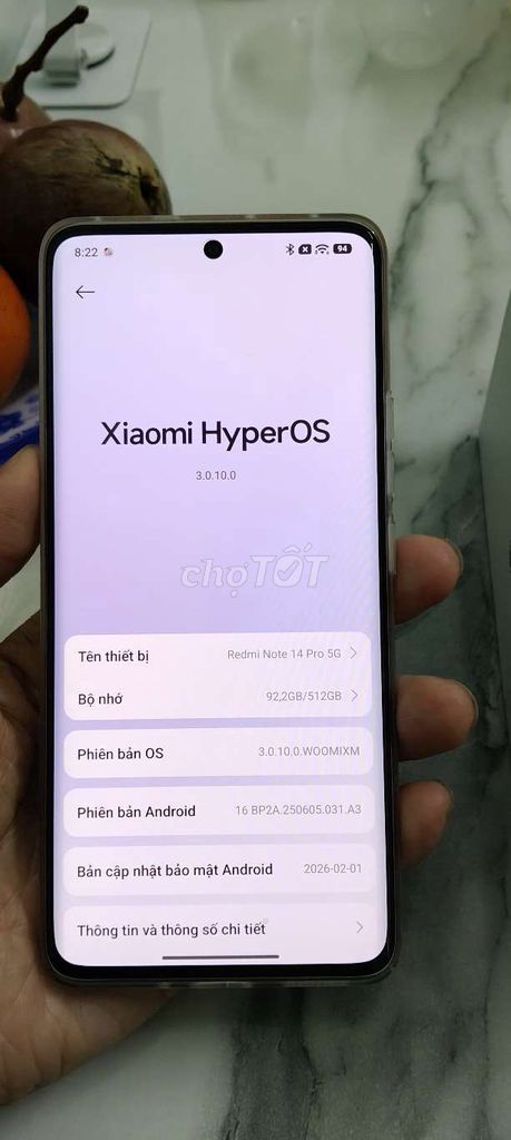 Xiaomi Redmi Note 14 Pro 5G 51. Mua bán Điện thoại tại Quận Thanh Khê Đà Nẵng được đăng bởi Trinh Hong Thanh hình 1