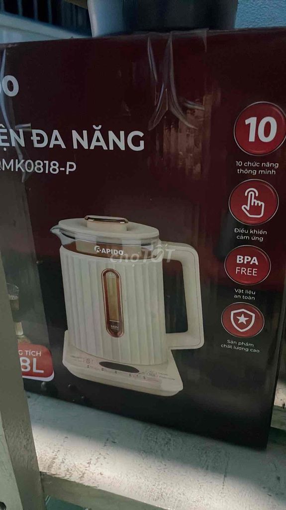 Ấm điện Rapido RMK0818-P 1.8L Trắng. Mua bán Bếp, lò, đồ điện nhà bếp tại Huyện Củ Chi Tp Hồ Chí Minh được đăng bởi My Ngoc  hình 1