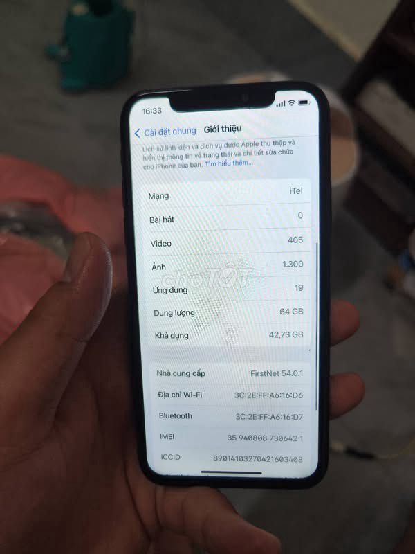 iPhone X 64GB Đen Mất Face ID, Màn Lô. Mua bán Điện thoại tại Quận Cầu Giấy Hà Nội được đăng bởi dũng hình 1